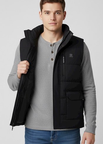 #Columbia Fermuarlı Erkek Yelek - Görsel 3