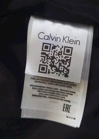 #Calvin Klein Siyah  Erkek şişme Mont - Görsel 11