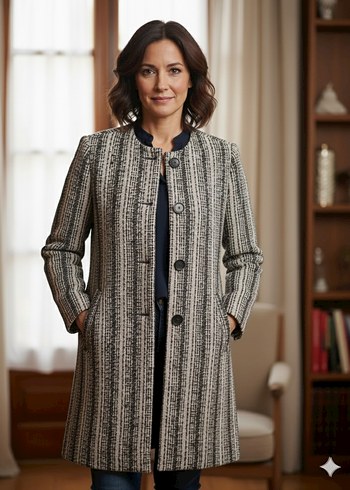 #Koton Tüvit/Dokulu Kumaş Ceket - Görsel 2