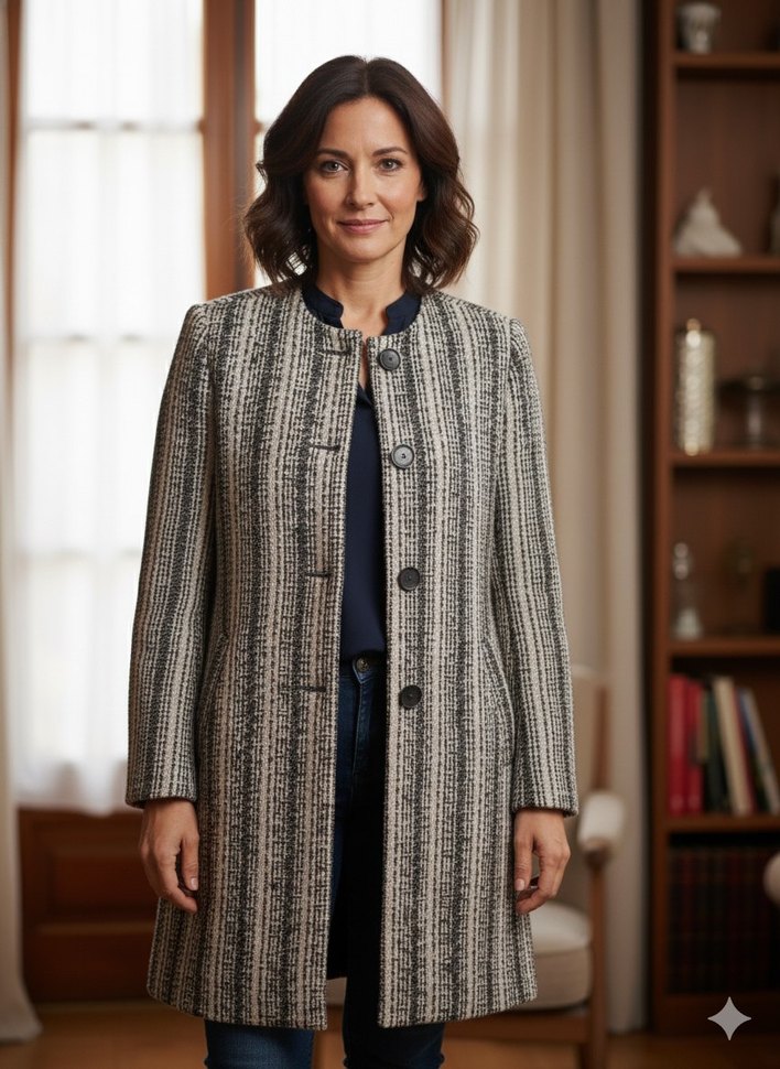 #Koton Tüvit/Dokulu Kumaş Ceket - Görsel 3