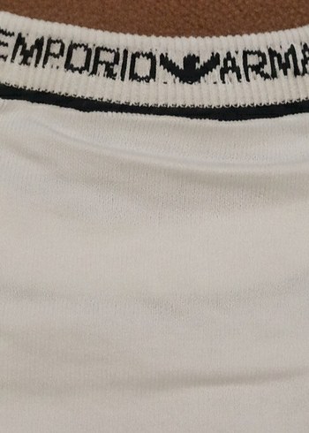 #Emporiio Armani erkek beyaz yün kazak - Görsel 8