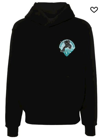 Diğer #amiri Siyah Baskılı Sweatshirt