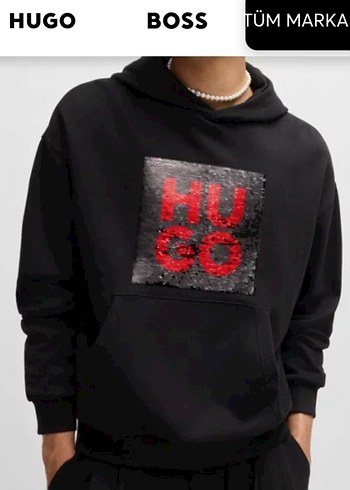 #hugo boss Kapüşonlu Erkek Sweatshirt