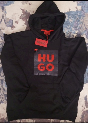 xl Beden #hugo boss Kapüşonlu Erkek Sweatshirt