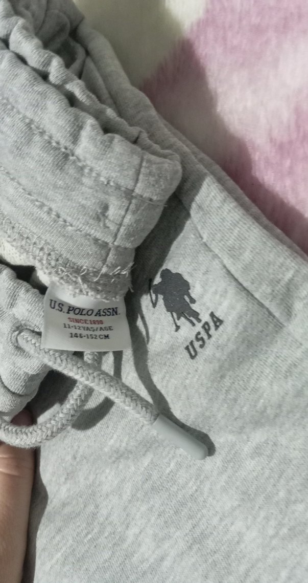 U.S. Polo Assn. Gri Melanj Eşofman Altı — görsel 2/3