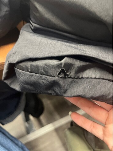 l Beden siyah Renk bershka oversize siyah şişme mont