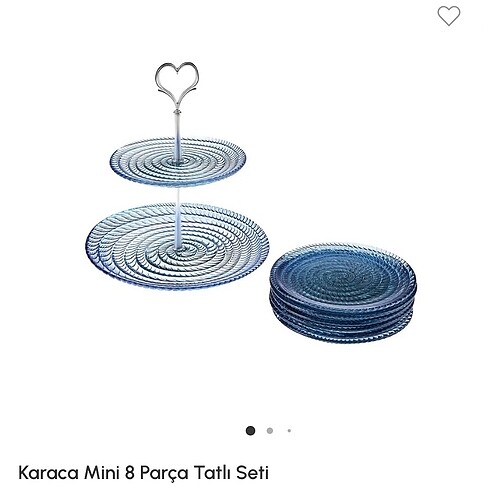 Pasta tabağı seti karaca