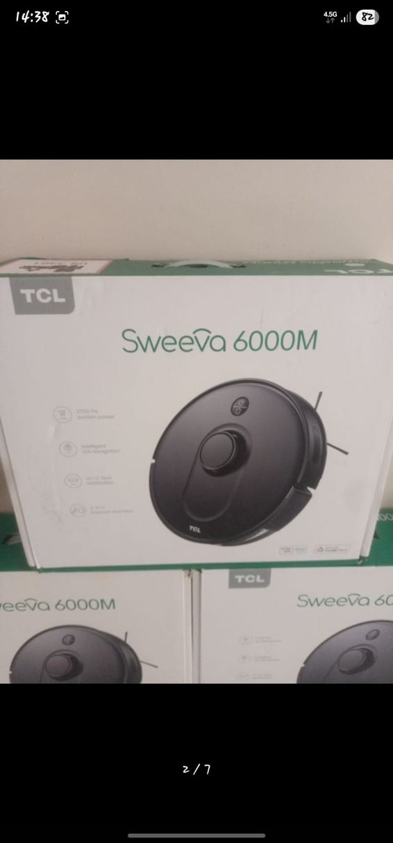 TCL Sweeva 6000M Siyah Robot Süpürge - Görsel 3