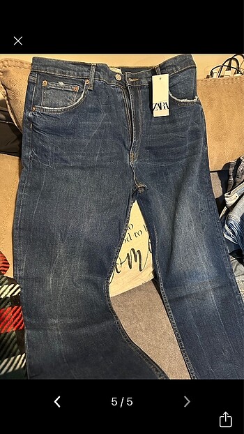 Zara lacivert jean