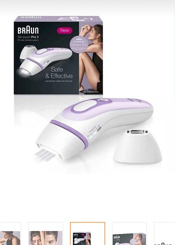 Braun Lazer Epilasyon Cihazı