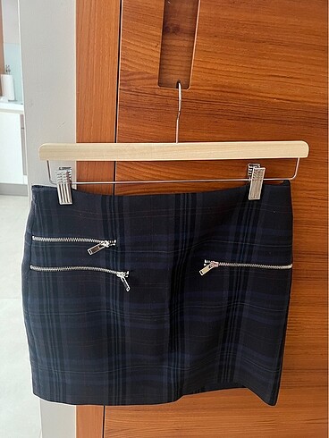 Zara ekose mini etek