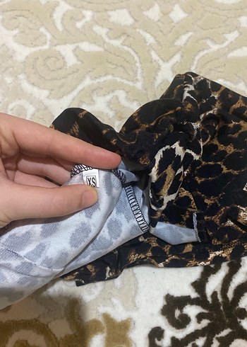 Kahverengi Leopar Desenli Mini Etek - Görsel 4