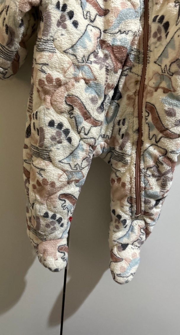 Kürk Detaylı Kapüşonlu Kamuflaj Bebek Tulumu - Görsel 2