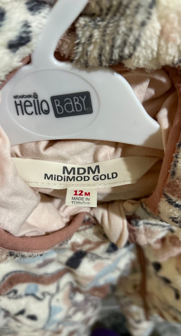 Kürk Detaylı Kapüşonlu Kamuflaj Bebek Tulumu - Görsel 3