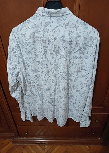 Uzun Kollu Desenli Erkek Gömlek - Görsel 2