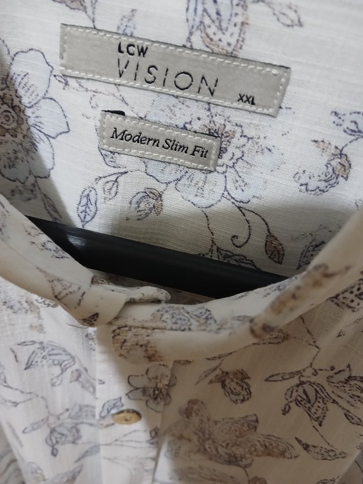 Uzun Kollu Desenli Erkek Gömlek - Görsel 3