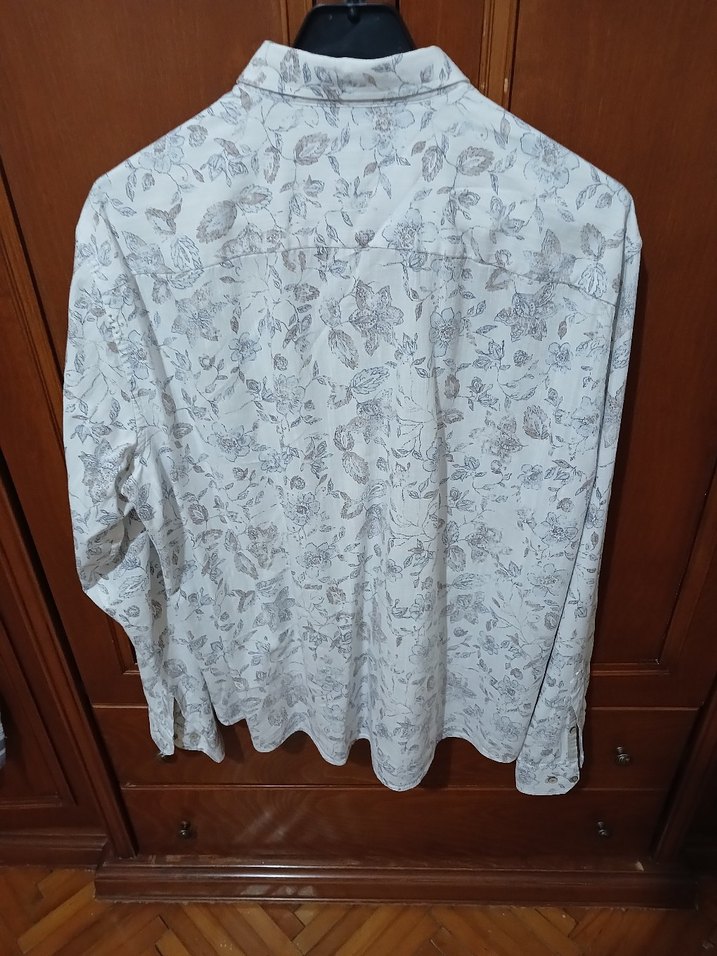 Uzun Kollu Desenli Erkek Gömlek - Görsel 2