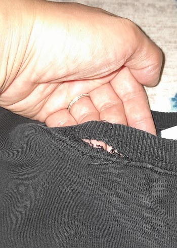 LC Waikiki Siyah Baskılı Sweatshirt