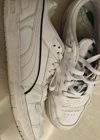 Puma Beyaz Bağcıklı Erkek Spor Ayakkabı - Görsel 2