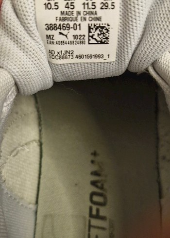 Puma Beyaz Bağcıklı Erkek Spor Ayakkabı - Görsel 3