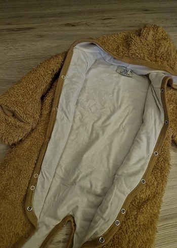 Kahverengi Kürklü Bebek Tulumu - Görsel 3