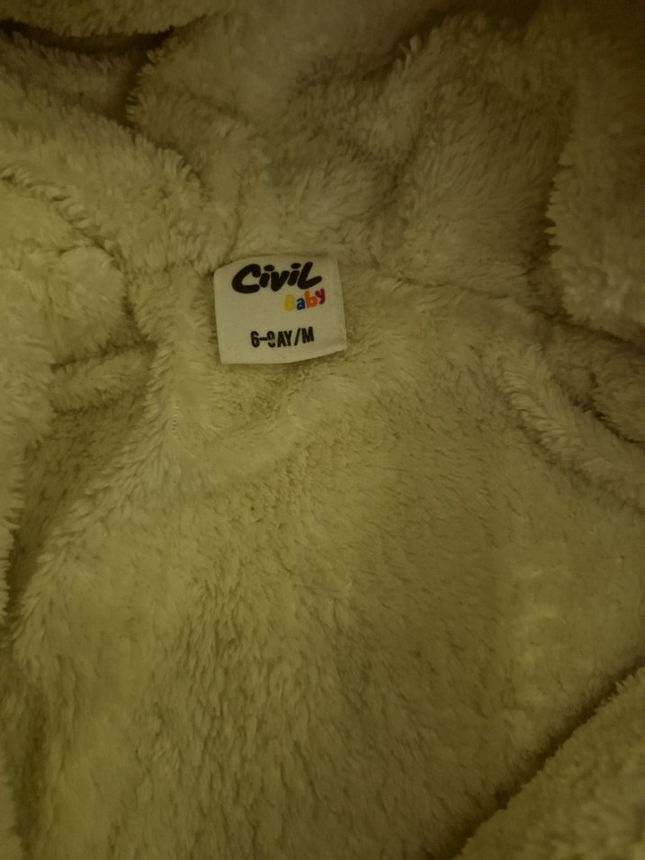 Kapüşonlu Erkek Çocuk Ceket Bej - Görsel 3