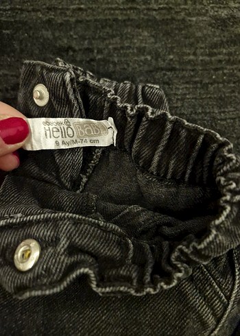 Gri Erkek Çocuk Bol Kesim Denim Pantolon - Görsel 2