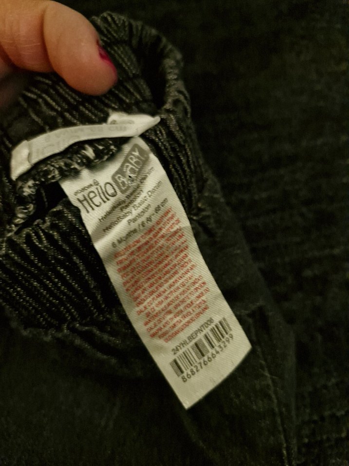 Gri Erkek Çocuk Bol Kesim Denim Pantolon - Görsel 3