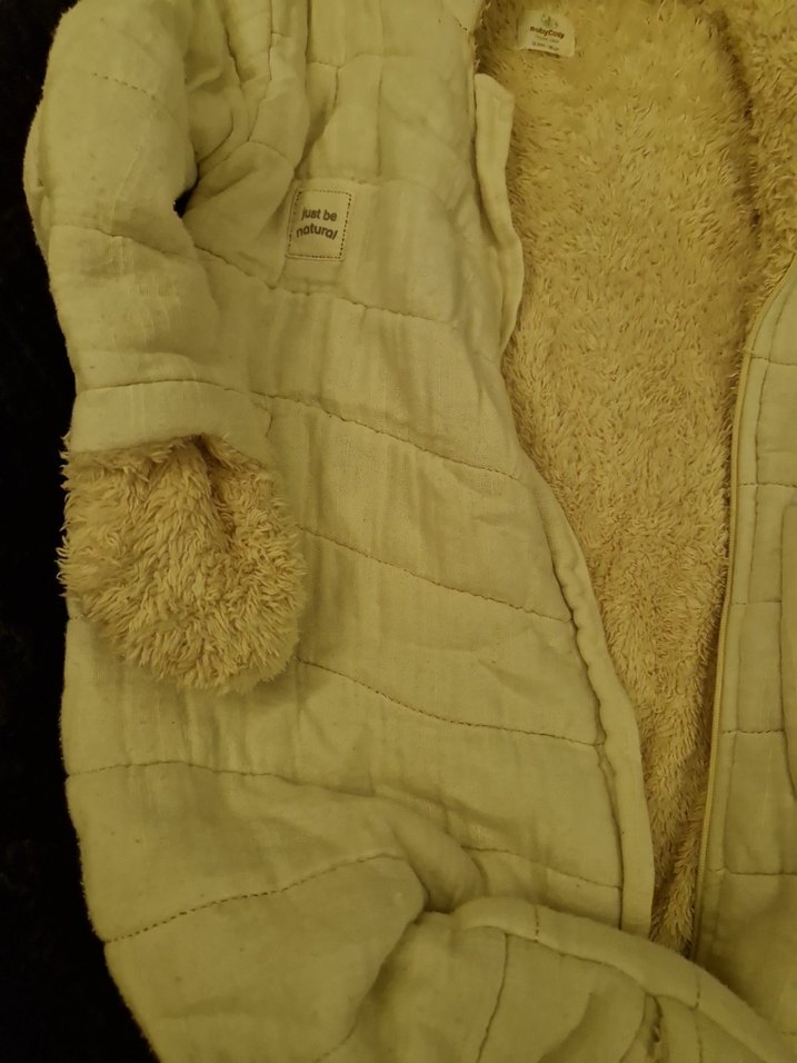 Kürklü Bej Bebek Kayak Tulumu - Görsel 5