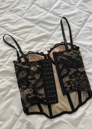 Siyah Straplez Büstiyer - Görsel 5