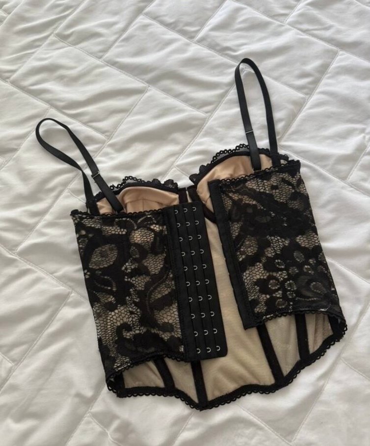 Siyah Straplez Büstiyer - Görsel 5