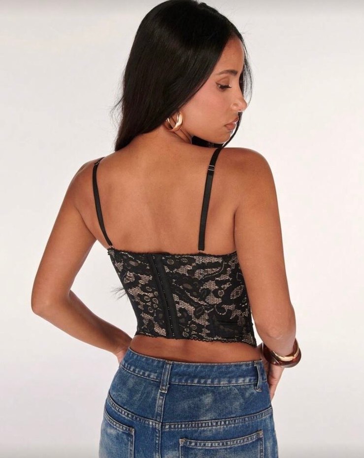 Siyah Straplez Büstiyer - Görsel 3