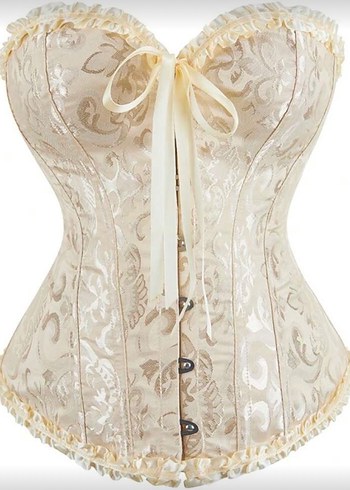 Dantel İşlemeli Straplez Bustiyer - Görsel 2