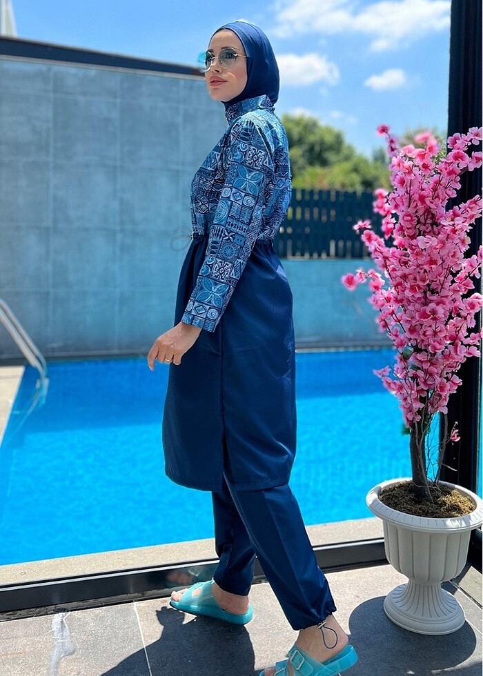 Remsa Tam Kapalı Tesettür Mayo - Görsel 3