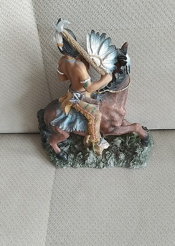 Kabile Savaşçısı Atlı Figürin - Görsel 2