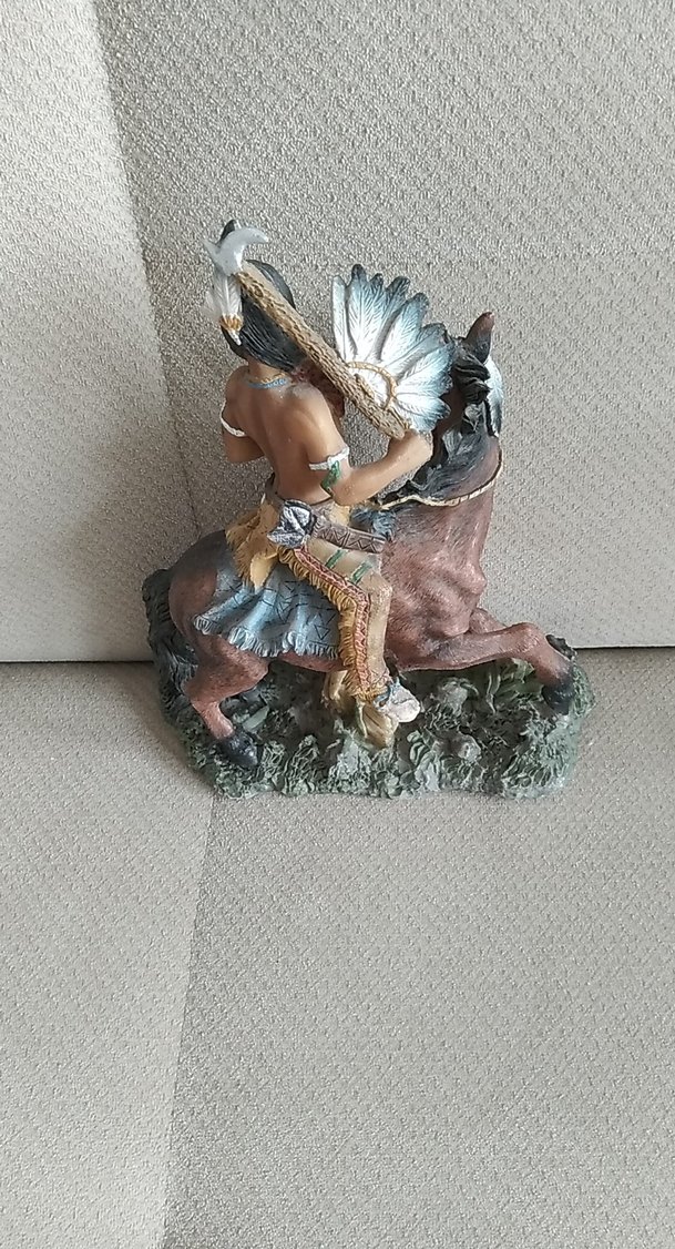 Kabile Savaşçısı Atlı Figürin - Görsel 2