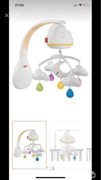 Fisher price mutlu bulutlar dönence