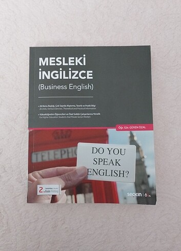 Mesleki ingilizce kitap