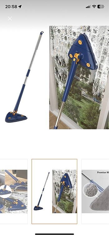 l Beden Üçgen mop