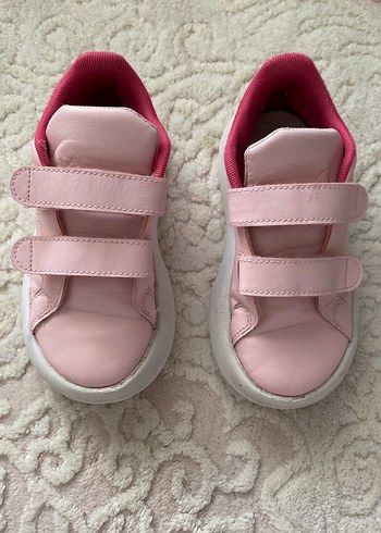 Adidas Kız Çocuk Pembe Cırt Cırtlı Spor Ayakkabı