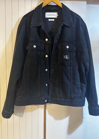 Calvin Klein Siyah Denim Ceket