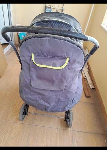 Sarı ve Gri Bebek Arabası - Görsel 4