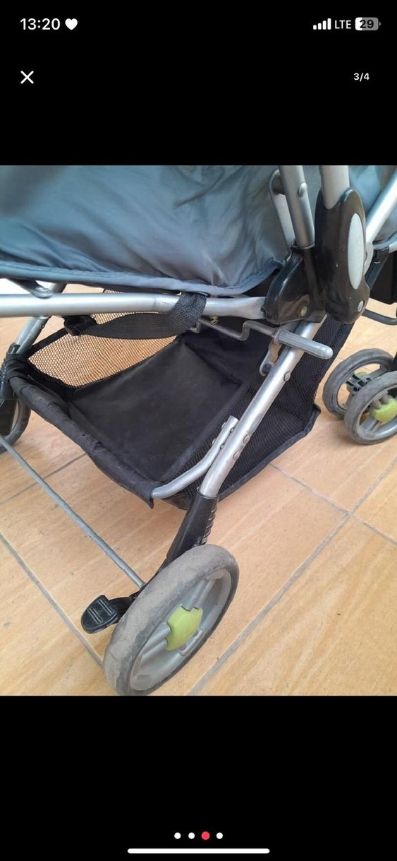 Sarı ve Gri Bebek Arabası - Görsel 3