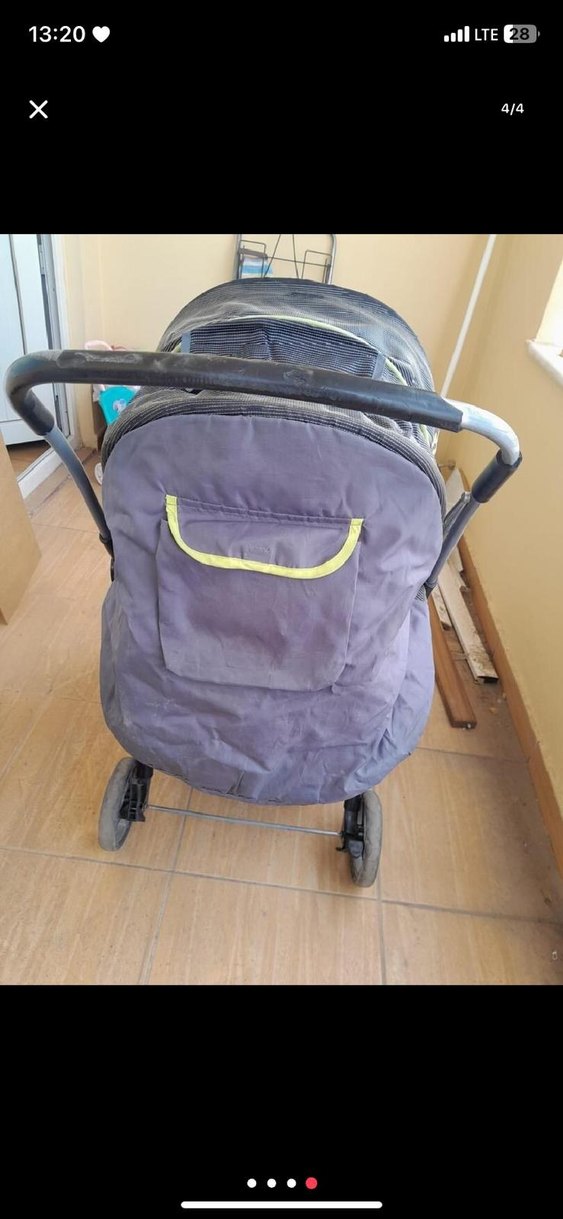 Sarı ve Gri Bebek Arabası - Görsel 4