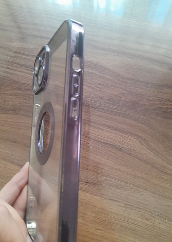 mor Renk Parlak Bohem iphone 13 Telefon Kılıfı - Görsel 2