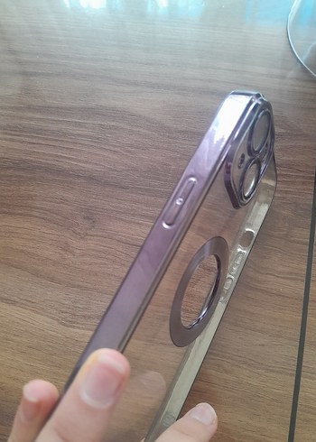 mor Renk Parlak Bohem iphone 13 Telefon Kılıfı - Görsel 3