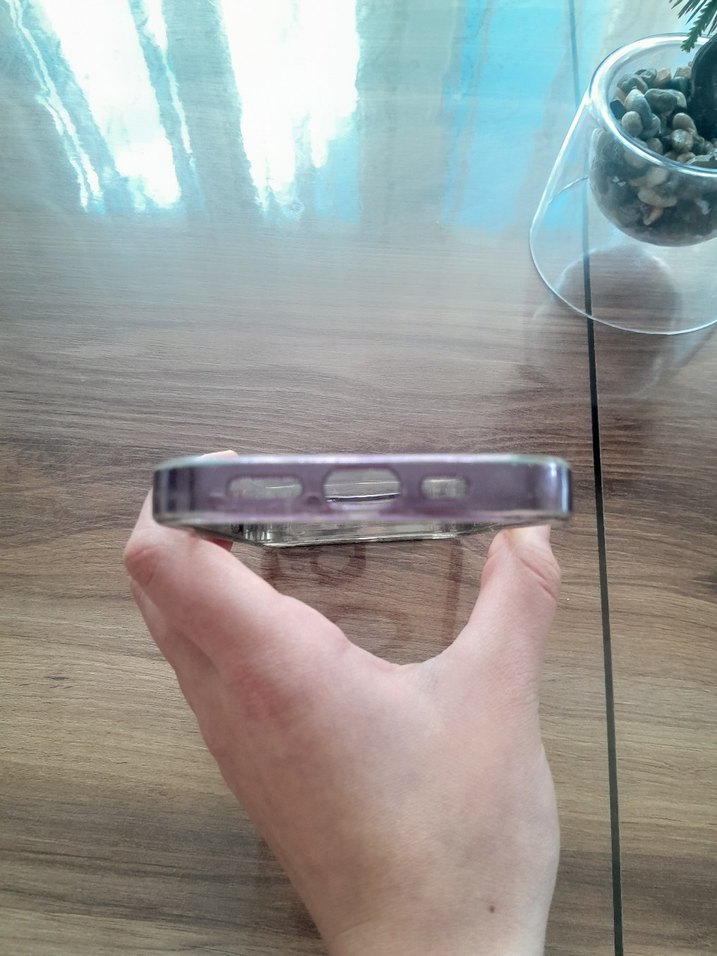 mor Renk Parlak Bohem iphone 13 Telefon Kılıfı - Görsel 4