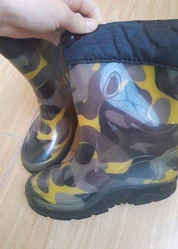 Erkek Çocuk Kamuflaj Desenli Lastik Çizme - Görsel 2