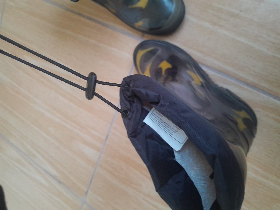 Erkek Çocuk Kamuflaj Desenli Lastik Çizme - Görsel 5