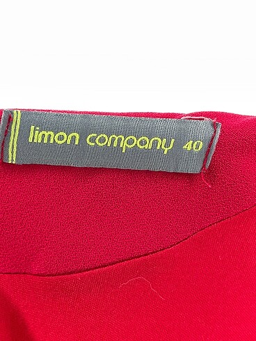 40 Beden bordo Renk Limon Company Uzun Elbise %70 İndirimli.